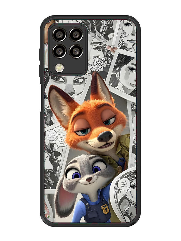 Samsung Galaxy M33 5G Cute Nick wilde and judy hopps