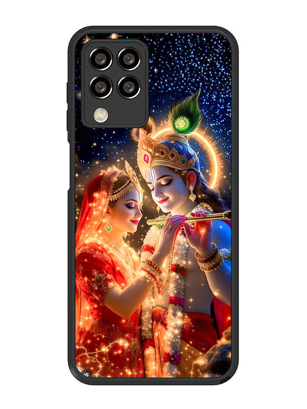 Samsung Galaxy M33 5G Radha Krishna posing with flute