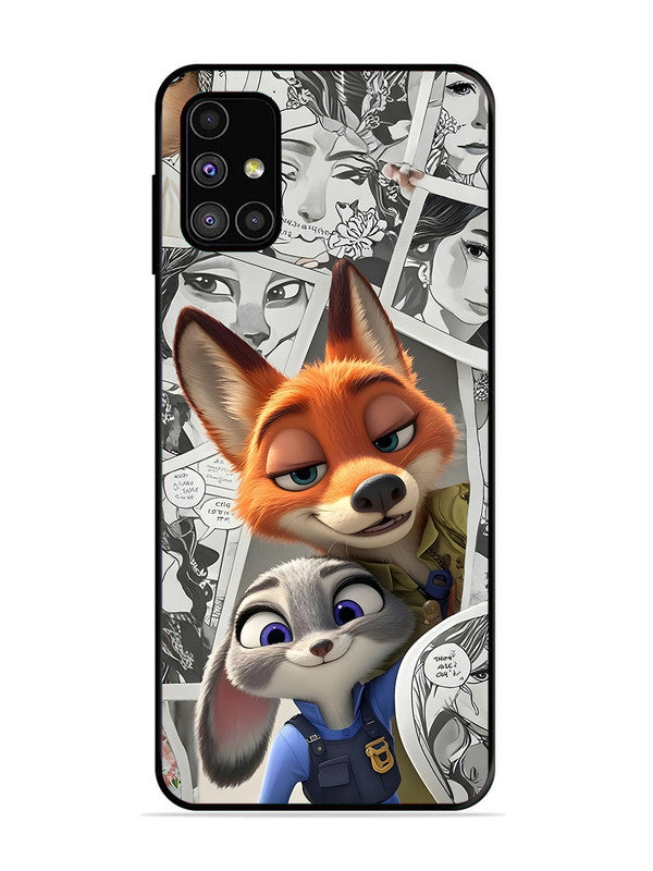 Samsung Galaxy M51 Cute Nick wilde and judy hopps