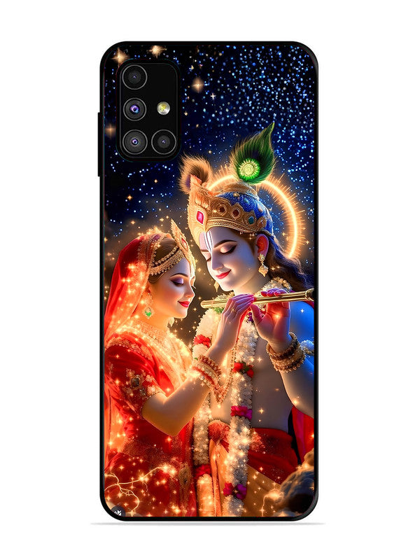 Samsung Galaxy M51 Radha Krishna posing with flute