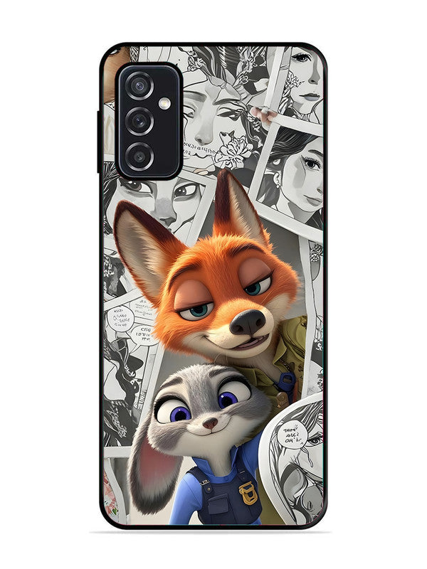 Samsung Galaxy M52 5G Cute Nick wilde and judy hopps