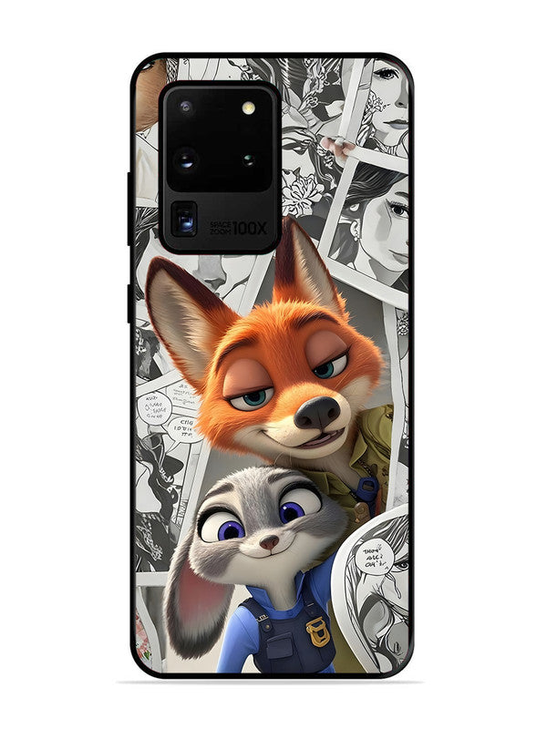 Samsung Galaxy S20 Ultra Cute Nick wilde and judy hopps