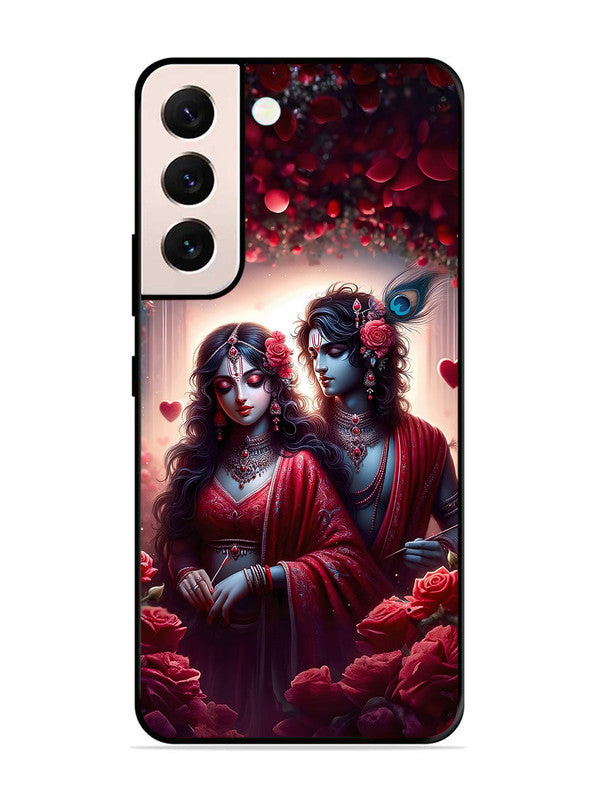 Samsung Galaxy S21 FE 5G | 2D Metal | Couples in Red theme like Radha Krishna | SM-S21FE-458