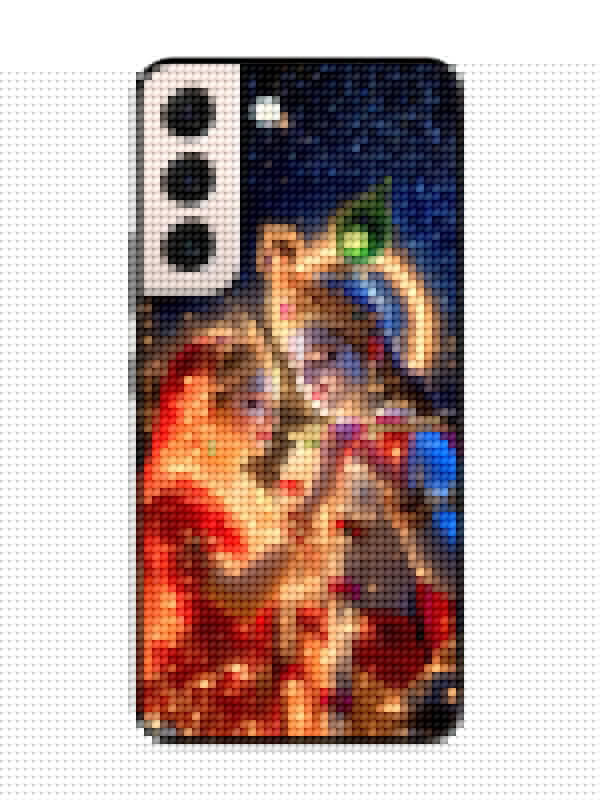 Samsung Galaxy S21 FE 5G Radha Krishna posing with flute