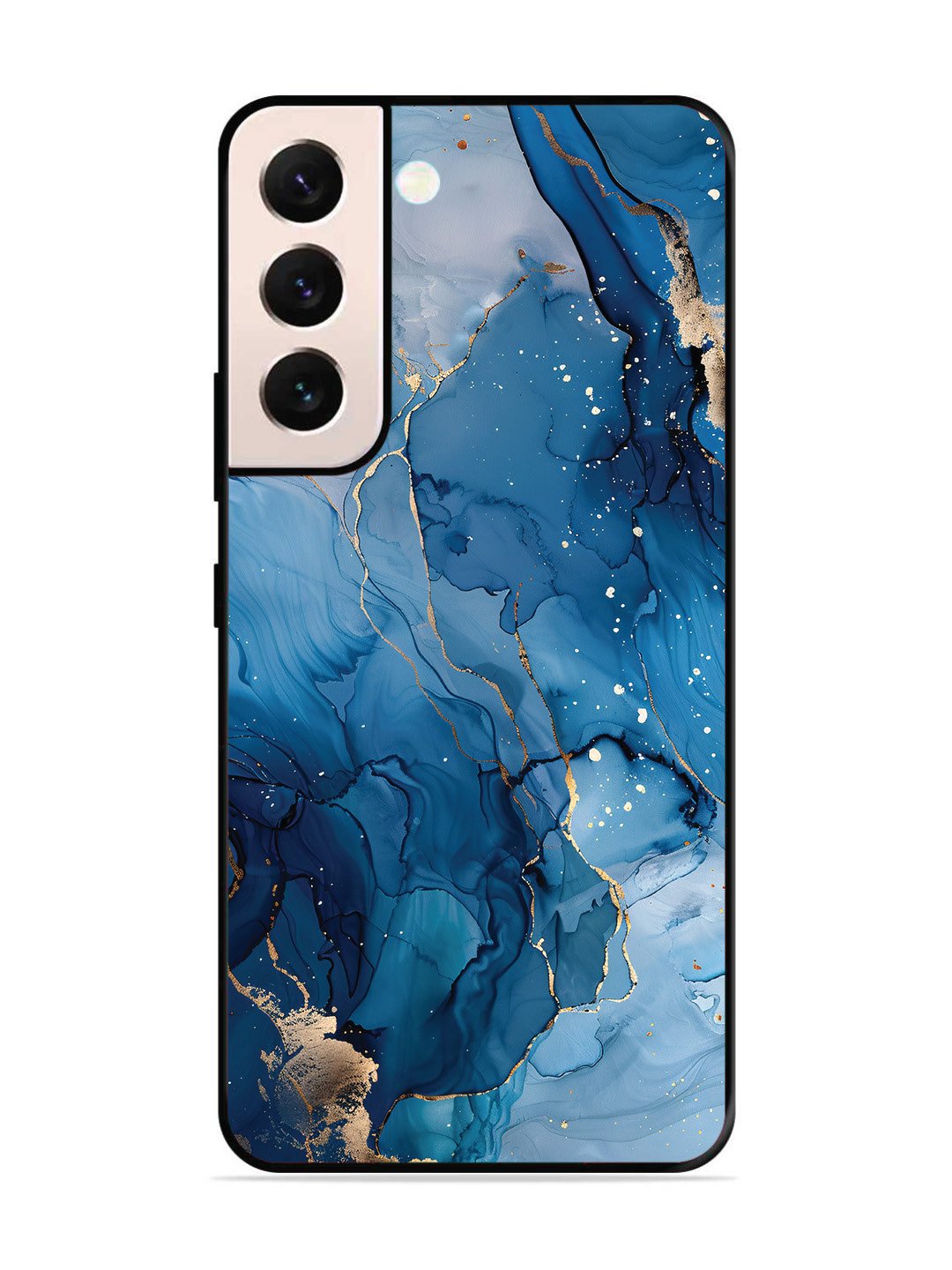 SAMSUNG GALAXY S21 Plus Oceanic Pattern with Golden Sprinkles