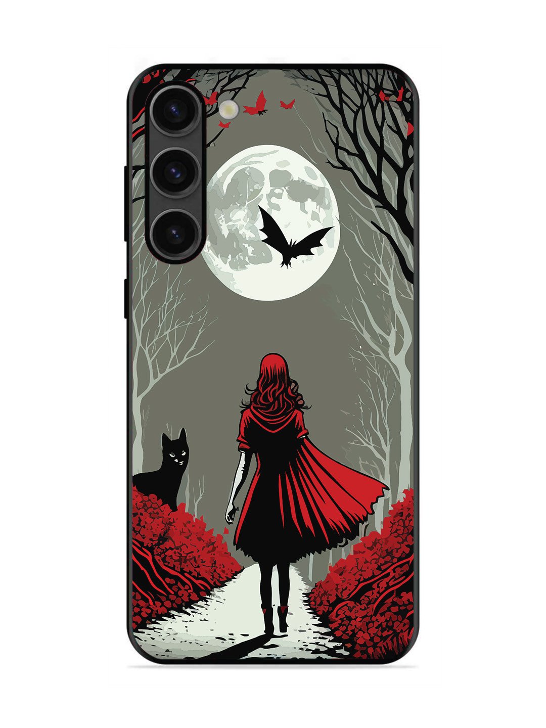 SAMSUNG GALAXY S23 5G Scarlet Girl in Red Forest