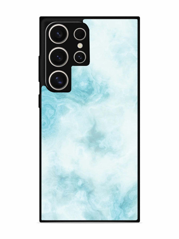 Samsung Galaxy S24 Ultra 5G Light Blue with White Ocean Marble