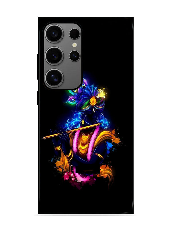 Samsung Galaxy S24 Ultra 5G | 2D Metal | Krishna Playing Flute | SM-S24U-460
