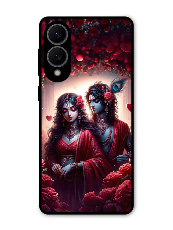 Samsung Galaxy S25 Edge | 2D Metal | Couples in Red theme like Radha Krishna | SM-S25E-458