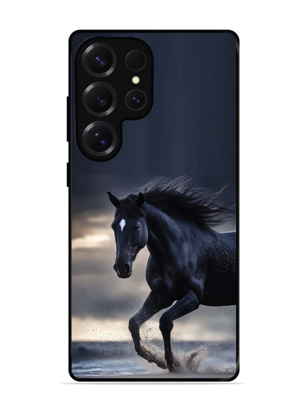 Samsung Galaxy S25 Ultra black-horse-animal