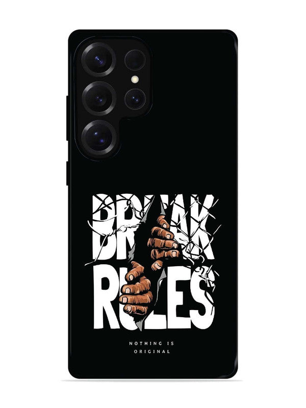 Samsung Galaxy S25 Ultra Break Rules Gritty Typography Art