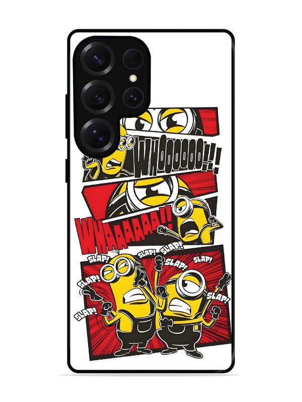 Samsung Galaxy S25 Ultra Minions Comic Panel Action
