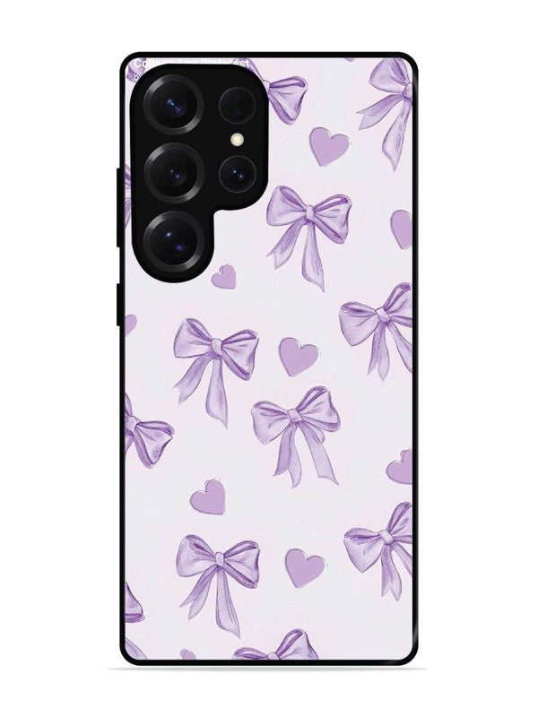 Samsung Galaxy S25 Ultra Bow Tie, Purple Hair Band