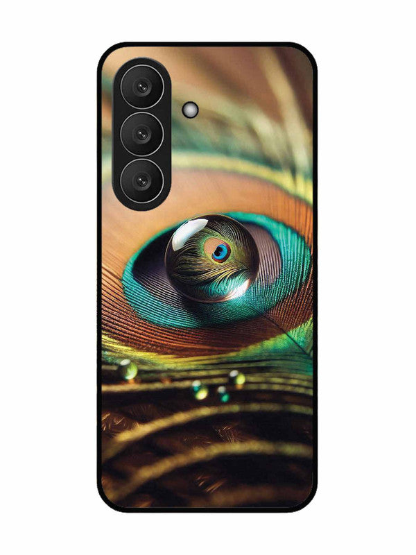 Samsung Galaxy S26 Plus 5G Water Drop On Peacock Feather