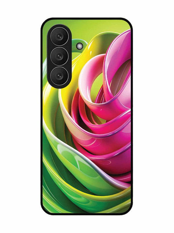 Samsung Galaxy S26 Plus 5G Vibrant Swirl Glossy Ribbon Art