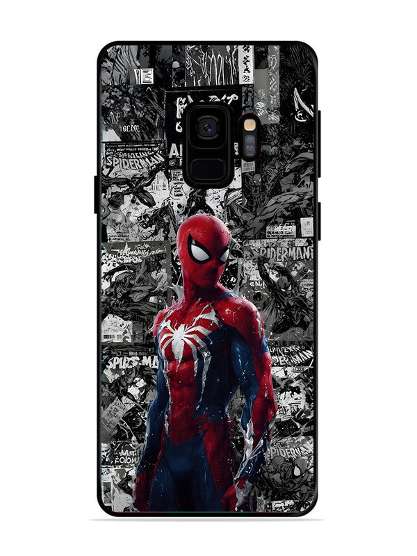 Samsung Galaxy S9 Spiderman Highlighted on News Paper