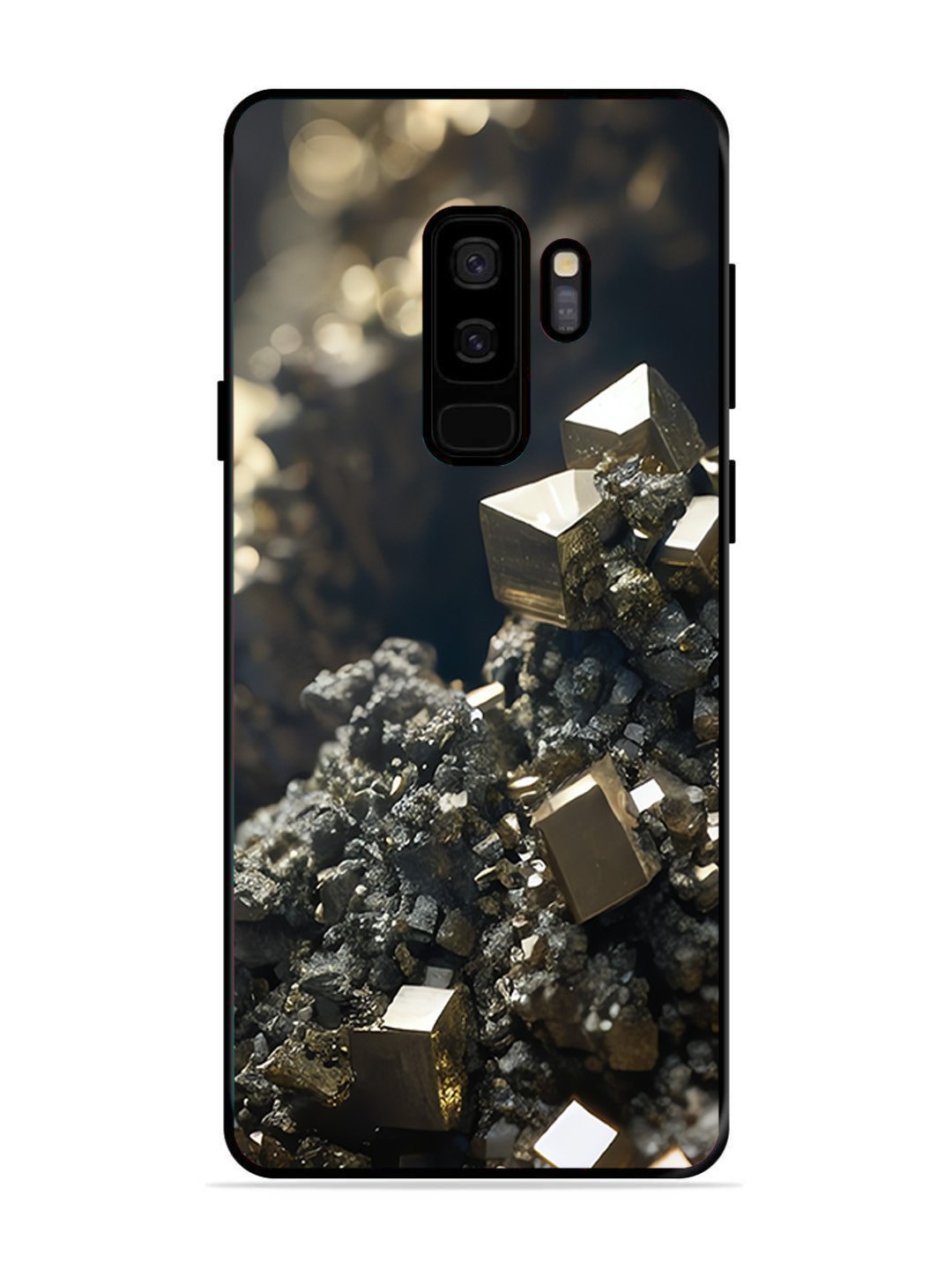 SAMSUNG GALAXY S9 PLUS Gold Crystals