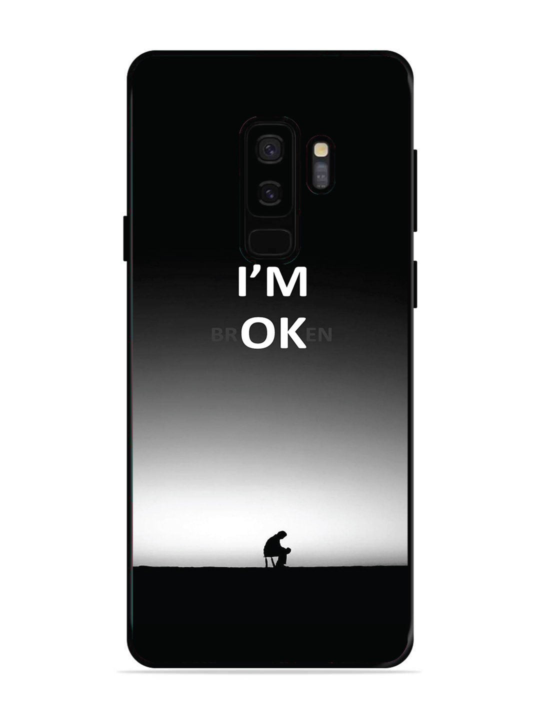 SAMSUNG GALAXY S9 PLUS I'm Broken A man on Chair Alone