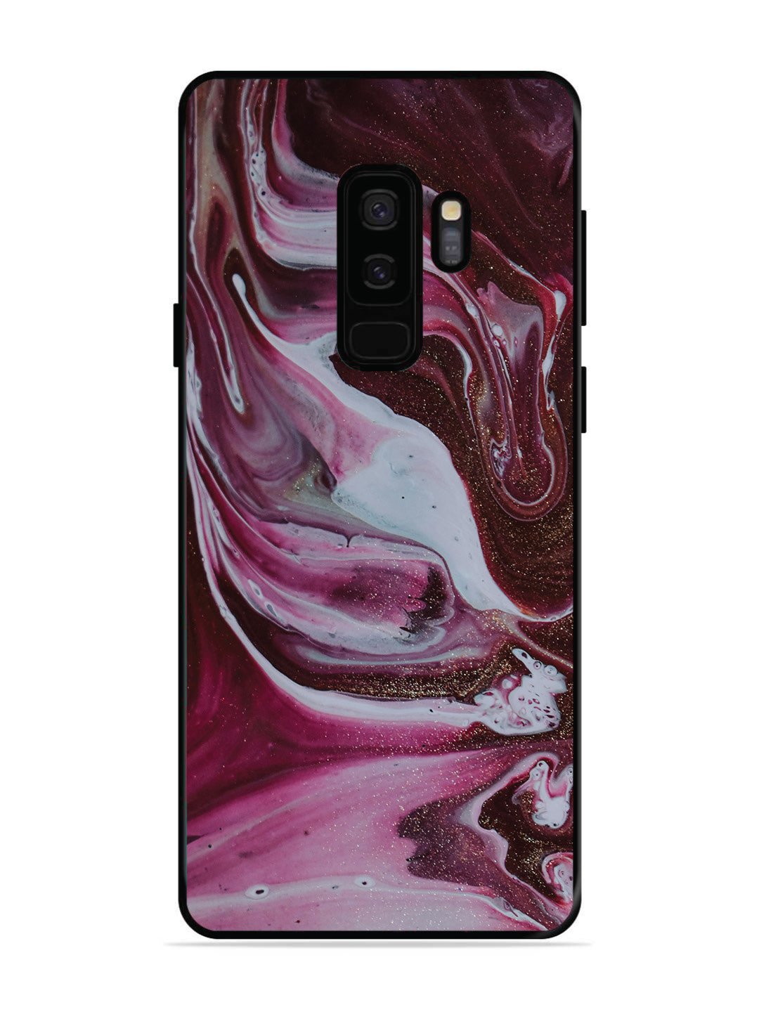SAMSUNG GALAXY S9 PLUS Pink And Golden Marble