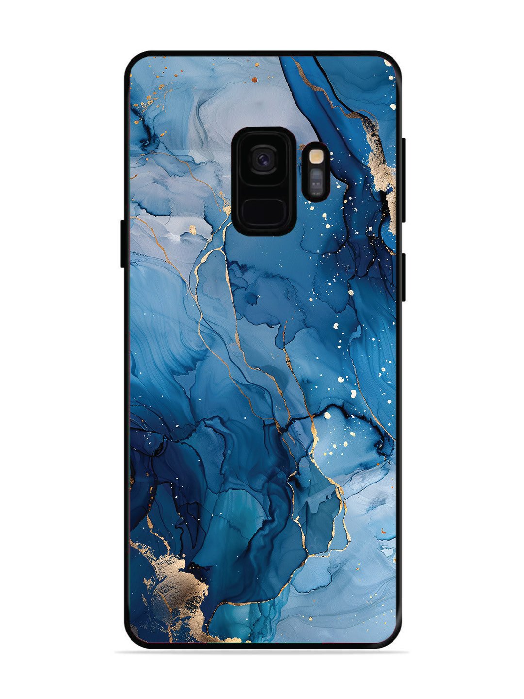 SAMSUNG GALAXY S9 Oceanic Pattern with Golden Sprinkles