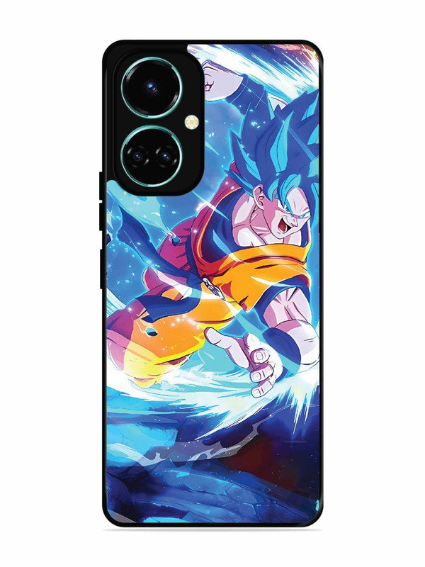 Tecno camon 19 goku-blue-dragon-ball