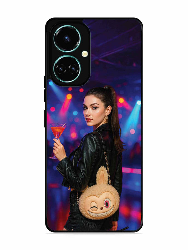 Tecno camon 19 Girl with Labubu Purs