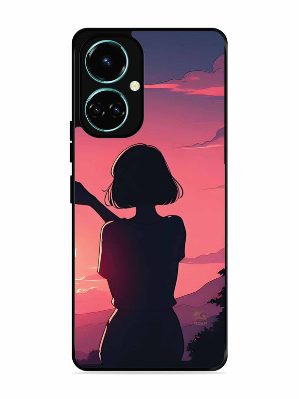 Tecno camon 19 Love Heart with Hand Girl