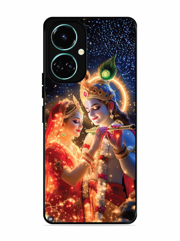 Tecno camon 19 Radha Krishna posing with flute