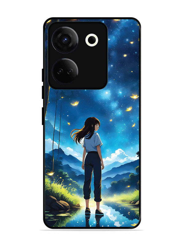 Tecno camon 20 Girl In Beautiful Forest