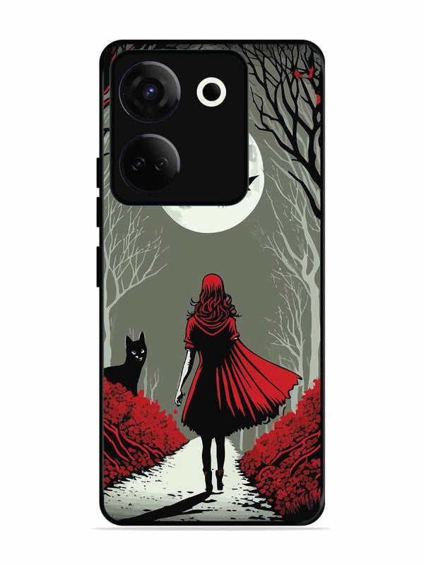 Tecno camon 20 Scarlet Girl in Red Forest