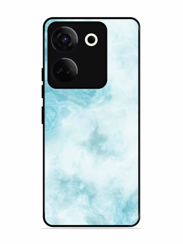 Tecno camon 20 Light Blue with White Ocean Marble