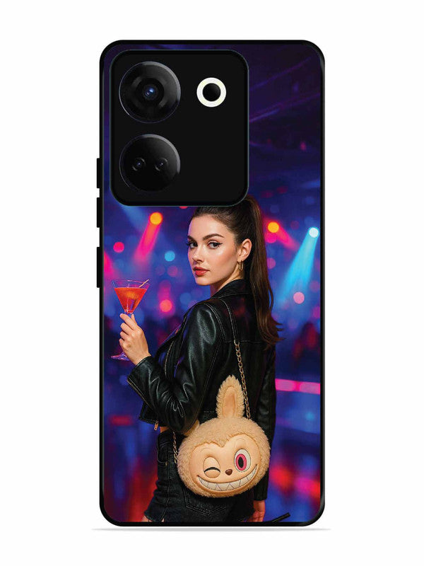 Tecno camon 20 Girl with Labubu Purs