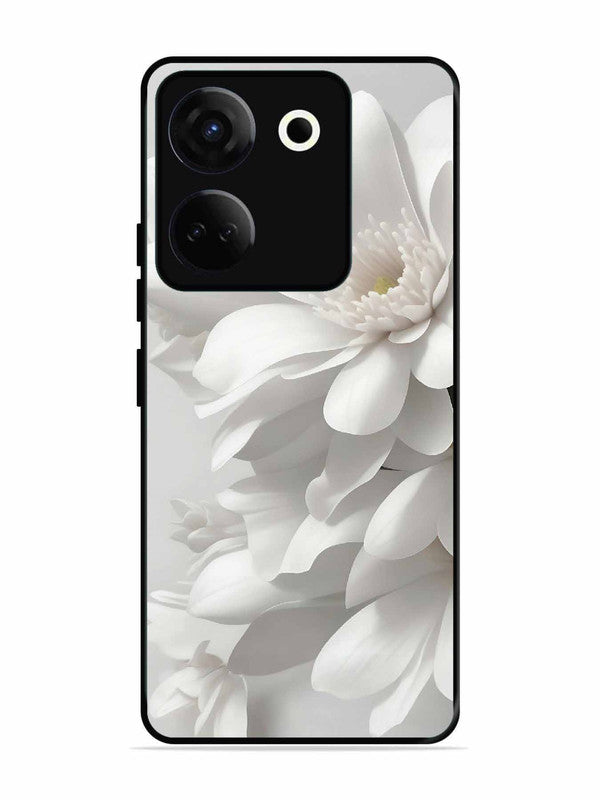 Tecno camon 20 Soft Focus Purity white Flower