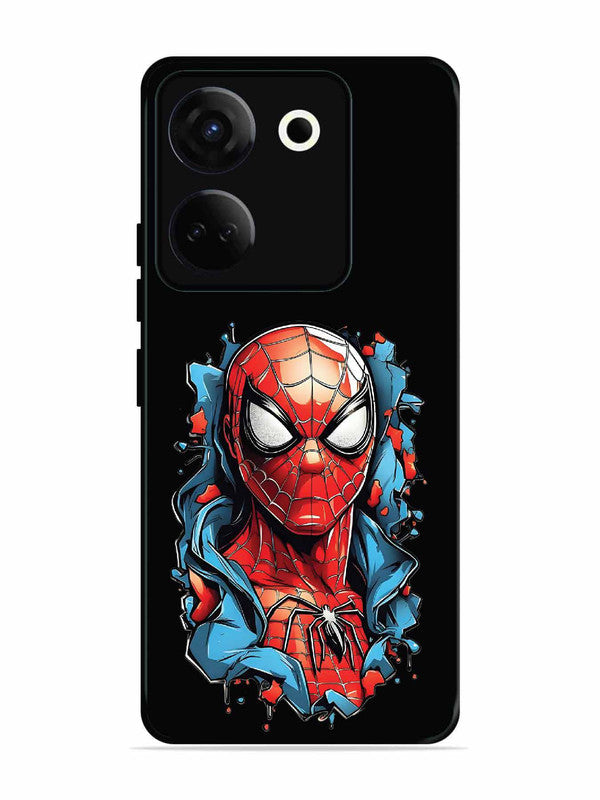 Tecno camon 20 Spider man street art style