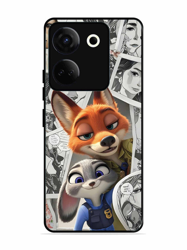 Tecno camon 20 Cute Nick wilde and judy hopps