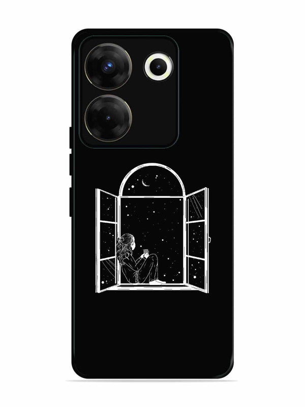 Tecno camon 20 Pro Little Girl on Window