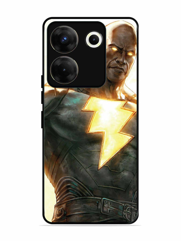 Tecno camon 20 Pro black Adam Close look