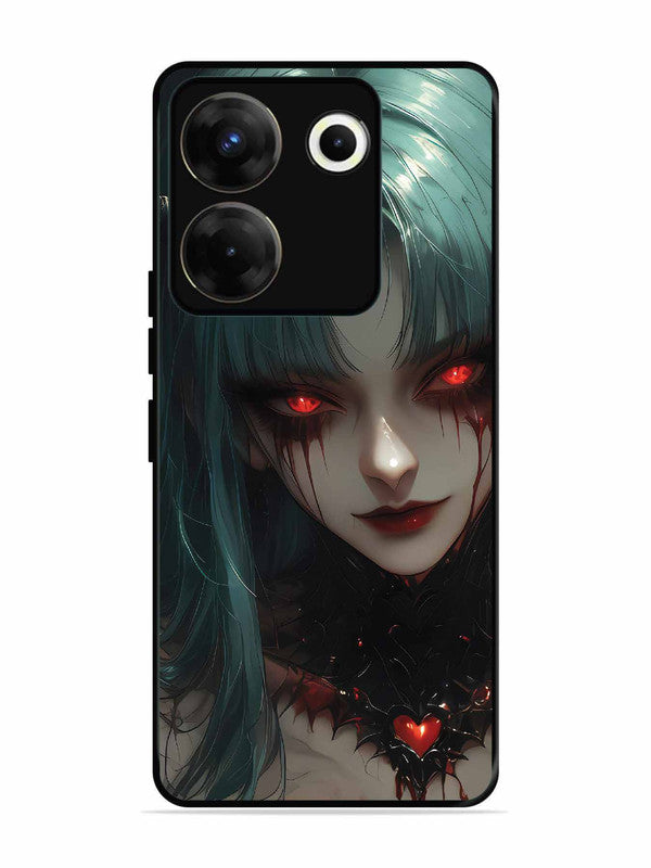 Tecno camon 20 Pro succubus-demon-anime-girl-red-eyes