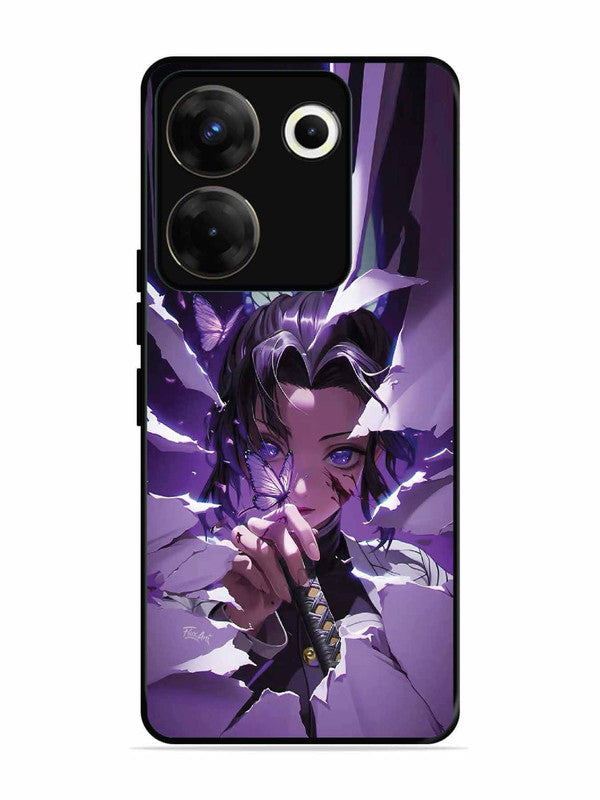 Tecno camon 20 Pro Purple Butterfly Hashira