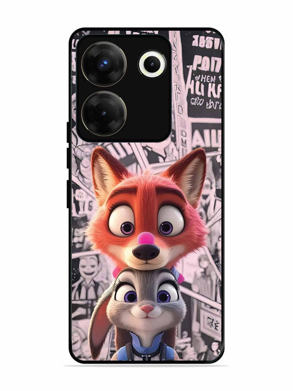 Tecno camon 20 Pro Cute Nick wilde and judy hopps 2