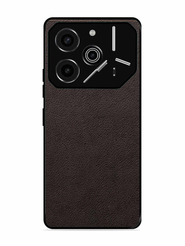 Tecno Pova 6 Pro 5G Print of Brown Leather Pattern