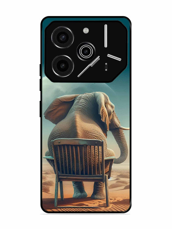 Tecno Pova 6 Pro 5G Baby Elephant om chair