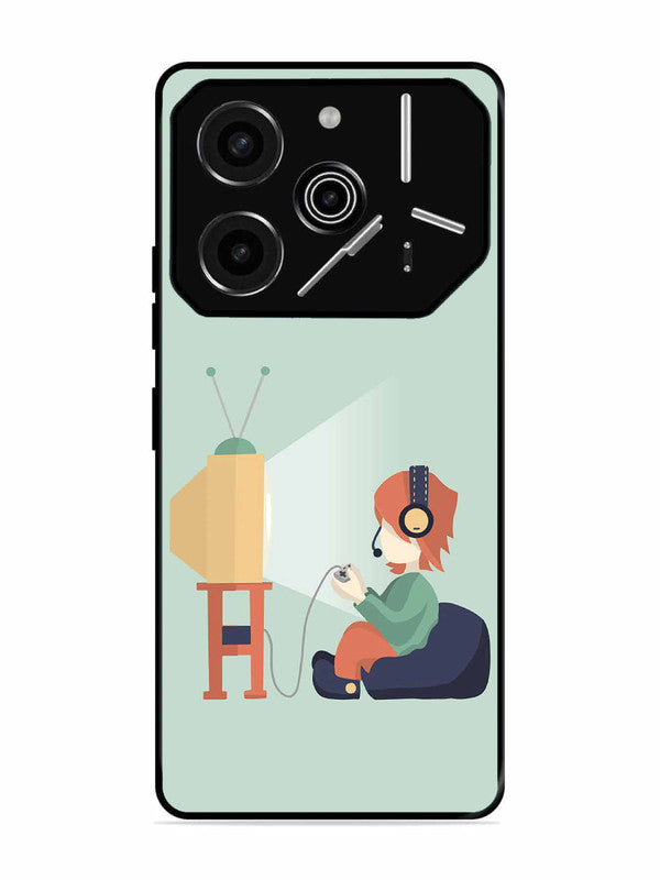 Tecno Pova 6 Pro 5G Kid Playing Game