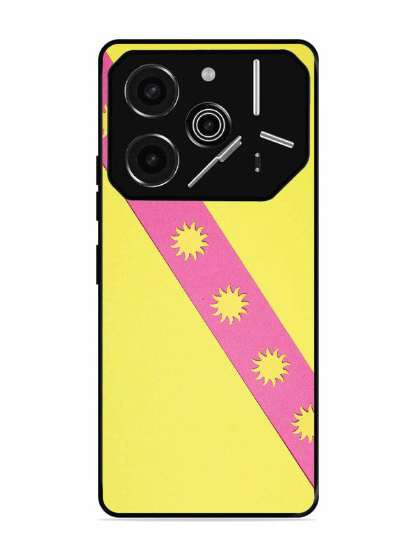 Tecno Pova 6 Pro 5G Pick Strip on Yellow Colour