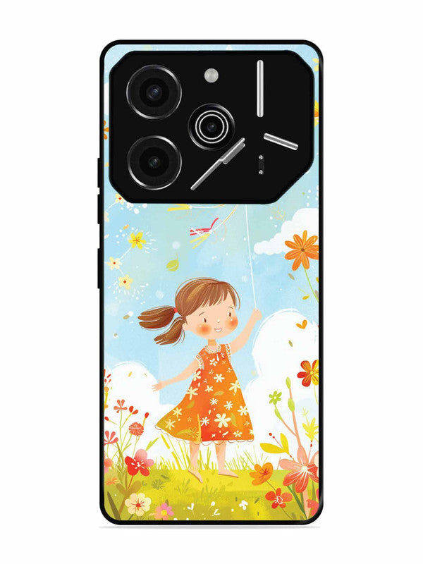 Tecno Pova 6 Pro 5G Little Girl Kite Flying