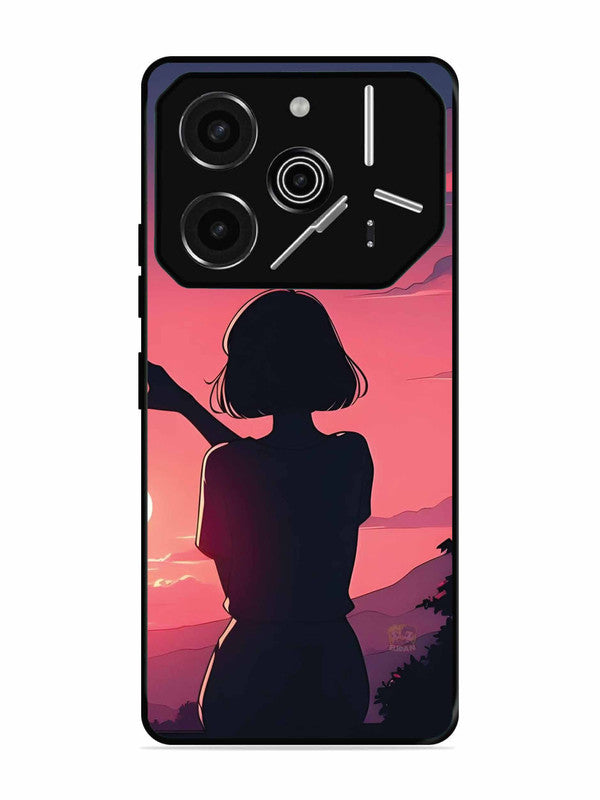Tecno Pova 6 Pro 5G Love Heart with Hand Girl