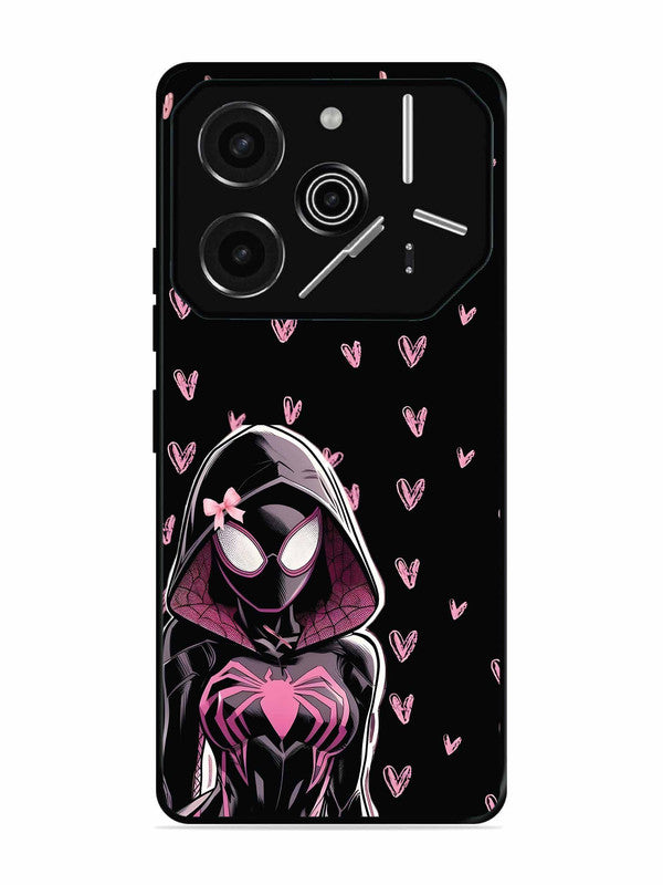 Tecno Pova 6 Pro 5G Spidergirl with hearts