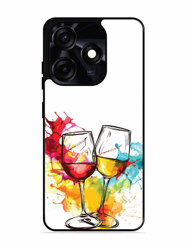 Tecno Spark 10C Colorful wine glasses