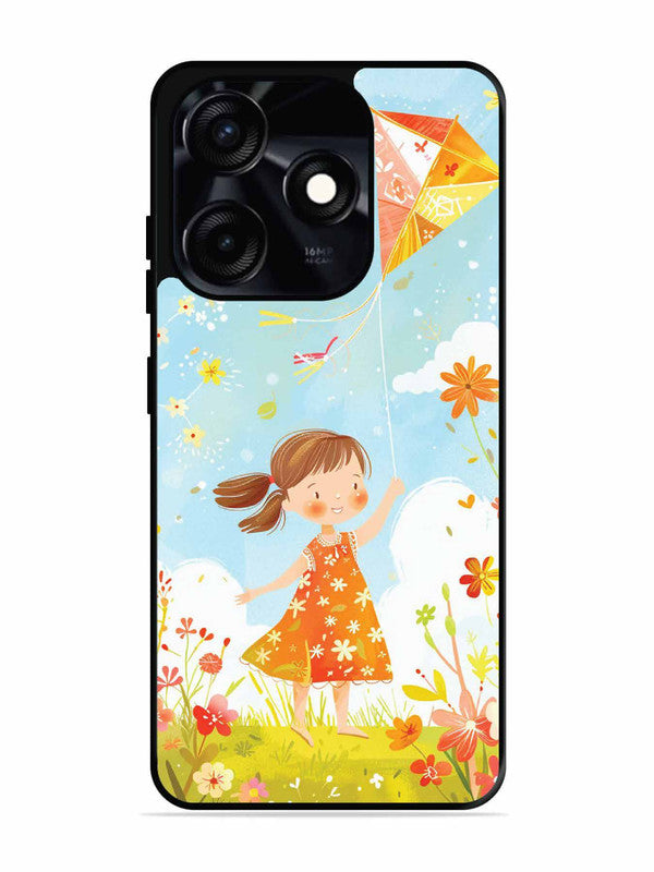 Tecno Spark 10C Little Girl Kite Flying