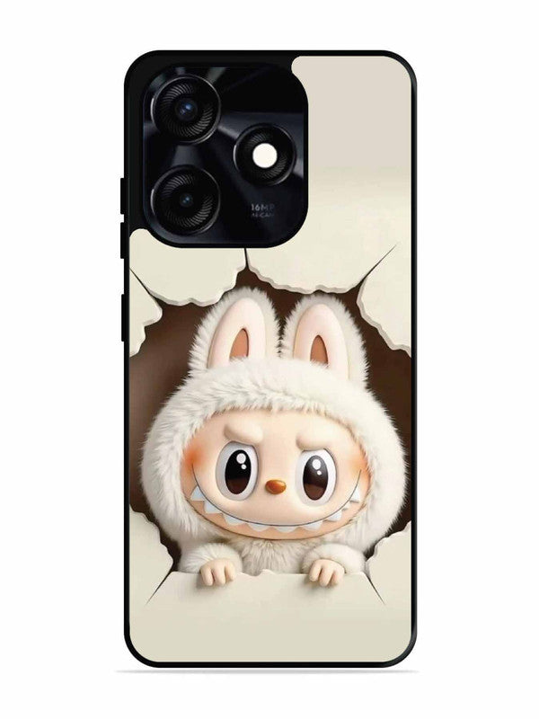 Tecno Spark 10C Labubu from Cracked Wall